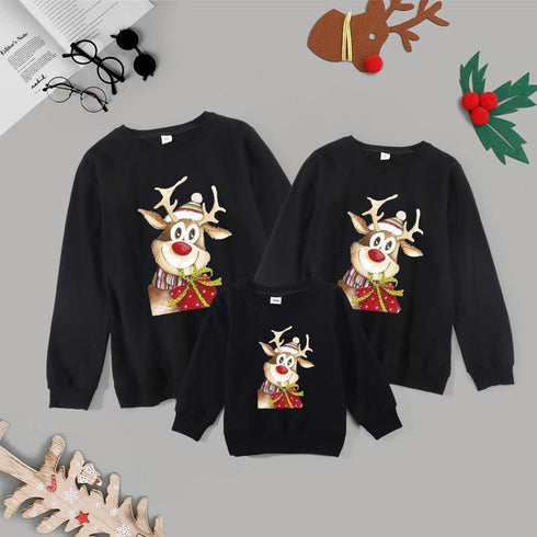 Autumn and winter warm parent-child sweater